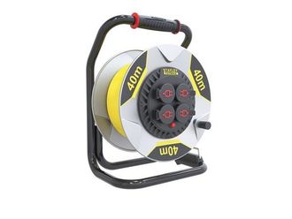 Stanley Fatmax - Enrollacables Profesional De Neopreno Con Sistema anti-twist - 40 M - 3g2.5 - 4 Tomas