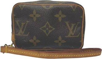 Louis Vuitton Pre-owned Clutches, male, Brown, Size: ONE SIZE Pre-owned Truse Wapiti Monogram Pouch