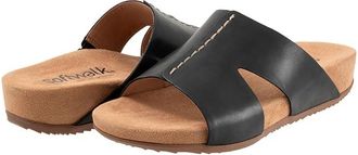 Softwalk Beverly Womens Sandals Black : 10.5 N (AA), Leather