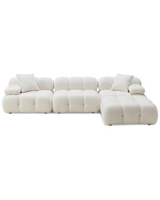 TOV Furniture Tov Furniture Calliope Vegan Shearling 4Pcmodular Sectional