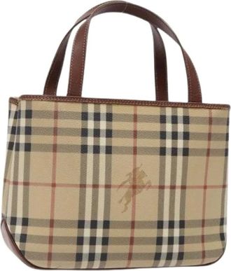 Burberry Pre-owned Mini Bags, female, Beige, Size: ONE SIZE Pre-owned Mini Hand Bag