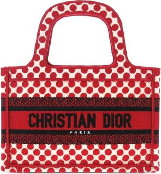 Dior mini DiorAmour Book Tote bag - women - Canvas - One Size - Red