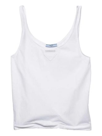 Prada Cotton Jersey Tank Top Clothing