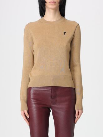 Ami Sweater AMI PARIS Woman color Camel