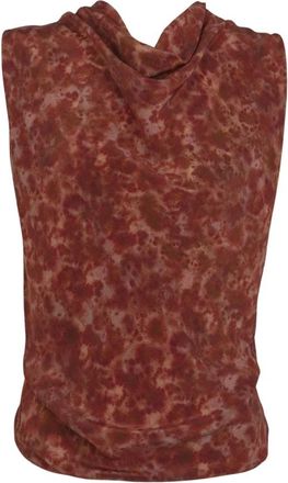 Cortana Tops - Dames - Tops zonder mouwen - Rood - 2XS - Tops