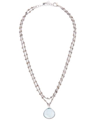 Rachel Reinhardt Jewelry Silver Gemstone Necklace