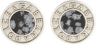 Dolce & Gabbana Gemelli con logo inciso - Argento