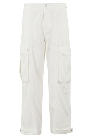 Frame Denim Wide Leg Cargo Jeans