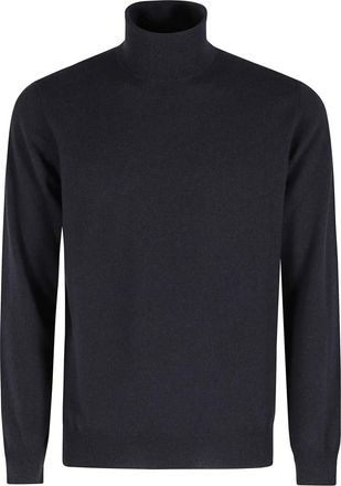 FILIPPO DE LAURENTIIS Truien & Vesten, Heren, Blauw, XL, Wol, Dolcevita Lana Cashmere