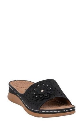 Good Choice Shoes Gabbie Slide Sandal in Black at Nordstrom Rack, Size 8.5