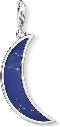 Thomas Sabo Donkerblauwe Maan Bedelhanger - Dames - Sieraden - Blauw - ONE Size - Accessoires