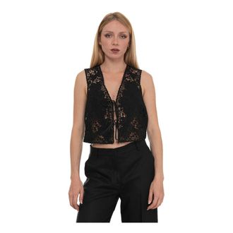 HUGO BOSS Dames, Jassen, Zwart, Maat: L Poliester
