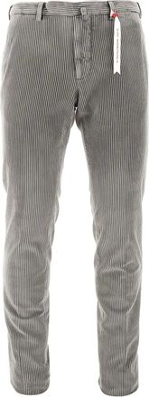 Santaniello Ribfluwelen broek - Grijs