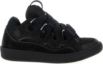 Lanvin Black Leather Sneakers