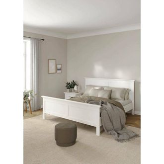 Dmora Dmora - Cama Plaza Y Media Inaya, Sommier Para Dormitorio, Estructura De Cama Por Habitaci&oacute;n, Estructura Del Sostenedor Del Colch&oacute;n, 211x179 H110 Cm, 