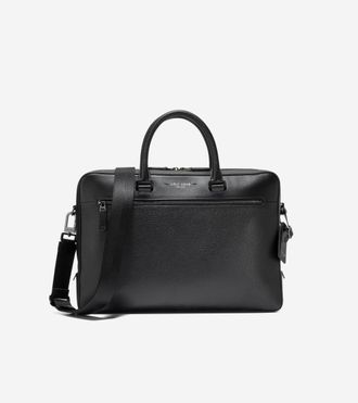 Cole Haan Mens Damon Briefcase - Black