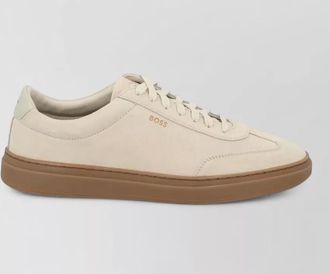HUGO BOSS leather low-top sneakers
