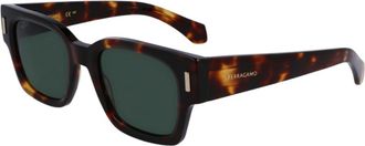 Ferragamo Green Square Mens Sunglasses SF2010S 242 52