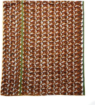 Hermès 1990-2000s printed cotton scarf - Brown