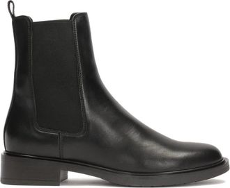 Kazar Instaplaarzen op een platte zool. Dit product valt groot uit. - Dames - Chelseaboots - Zwart - 37 EU - Leer - Schoenen