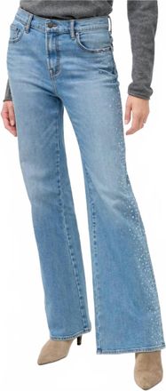 Johnny Was The High Rise Wide Leg Jean In Medium Worn Vintage
