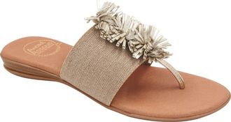 André Assous Novalee Featherweights Sandal in Beige/platino at Nordstrom, Size 10