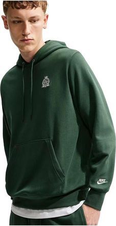 Nike Club French Terry Hoodie - Heren - Sport - Groen - Maat: XS Katoen
