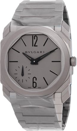 Bulgari Octo Finissimo Automatic Grey Dial Mens Watch 104089