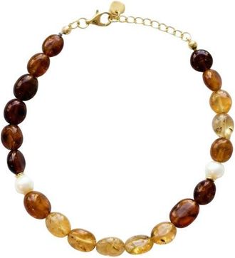 Argento Vivo Neutral Beaded Bracelet in Gold at Nordstrom
