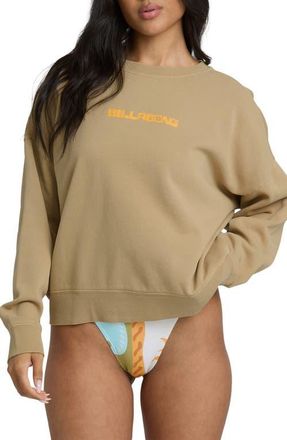 Billabong Echo Crewneck Sweatshirt in Stone at Nordstrom, Size X-Small