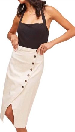 Astr Eileen Skirt In Natural