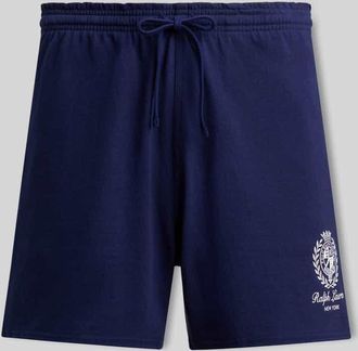 Polo Ralph Lauren Regular Fit Sweatshorts aus reiner Baumwolle in Marine, Gr&ouml;&szlig;e XXL