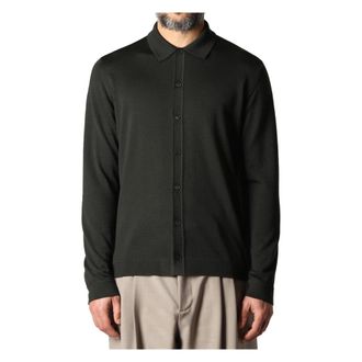 Roberto Collina Roberto Collina Hemden - Heren - Tops - Zwart - Maat: L
