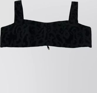 Dolce & Gabbana leopard-print cropped bustier top