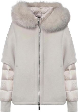 Moorer Pegaso-Cwr Wool And Cashmere Down Jacket