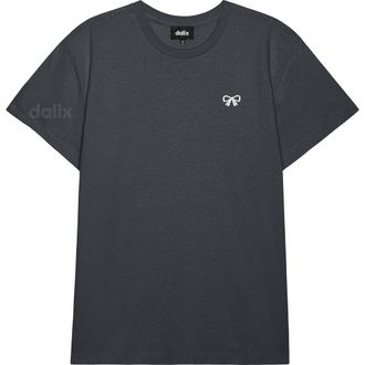 Dalix Womens Bow Lightweight Everyday Tee in Cool Gray at Nordstrom, Size Xx-Large