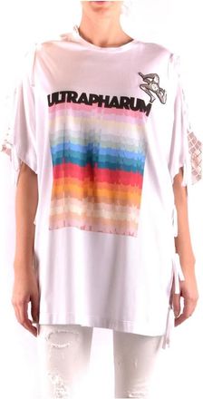 Marco De Vincenzo T-shirt Korte Mouwen - Dames - T-shirts - Wit - S - Katoen - Tops