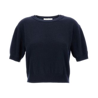 Lisa Yang Dames, Truien, Blauw, Maat: M Kasjmier