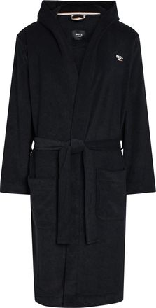 BOSS Boss Hooded Terry Robe - Black - L