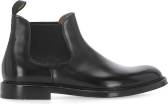 Doucal's Horse Chelsea Boot - Heren - Chelseaboots - Zwart - 44 1/2 EU - Leer - Schoenen