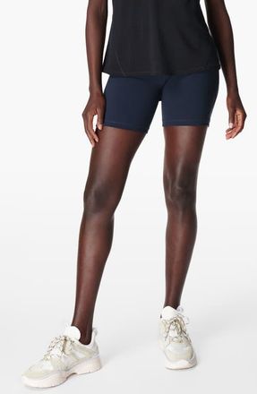 Sweaty Betty Power Bike Shorts in Navy Blue at Nordstrom, Size Large