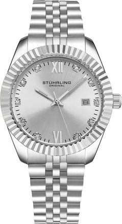 Stührling Symphony Quartz Silver Dial Ladies Watch M17180