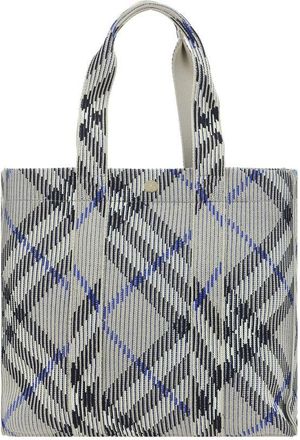 Burberry Gray Fabric Shoulder Womens Bag