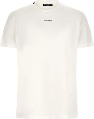 Dolce & Gabbana Cotton Jersey T-Shirt - Heren - T-shirts - Wit - 3XL - Katoen - Tops