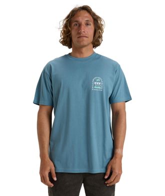 Billabong T-Shirt BILLABONG, Herren, Gr. XS, blau, Single Jersey, Obermaterial: 100% Baumwolle, unifarben, Rundhals, eingesetzt normaler Saum, Shirts T-Shirt