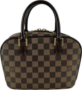 Louis Vuitton Tweedehands Canvas Louis Vuitton tassen - Dames - Vintage Handtas - Bruin - ONE Size - Vintage