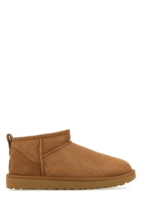 UGG Camel Suede Classic Ultra Mini Ankle Boots