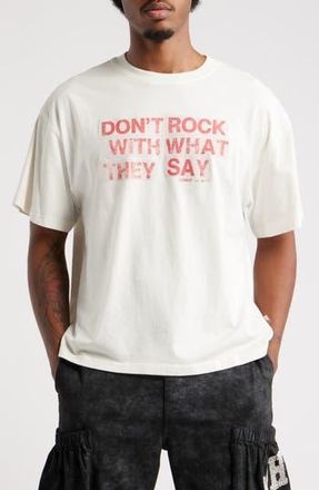 Honor The Gift What They Say Cotton Graphic T-Shirt in White at Nordstrom Rack, Size X-Large