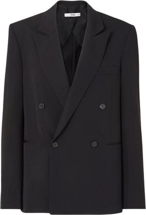 Fendi Hourglass Blazer - Dames - Jassen - Zwart - Maat: S Wol
