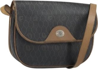 Dior Pre-owned Vintage Plastic Schoudertas - Dames - Vintage Schoudertas - Zwart - ONE Size - Leer - Vintage